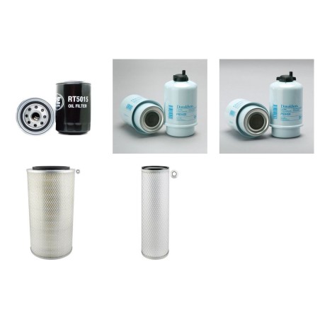 Filter Kit For Hitachi LX 120-2 Filter Service Kit Air Oil Fuel Filters