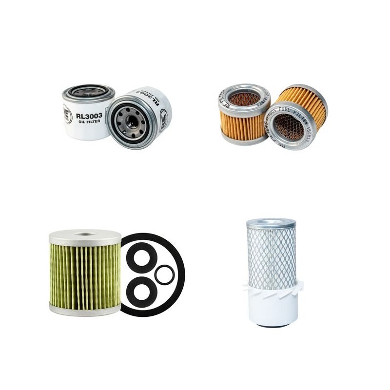 Filter Kit For Hitachi UE 15 Filter Service Kit with Isuzu 3KB1 Engine Air, Oil, Fuel Filters