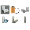 Filter Kit For Hitachi UH 083. LC Filter Service Kit with Isuzu 6Bd1T Engine