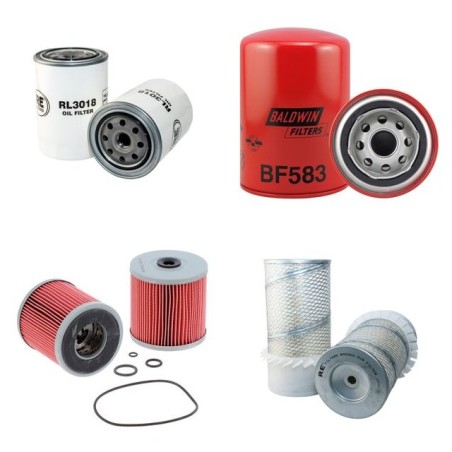 Filter kit for Case 850 with Perkins Engine