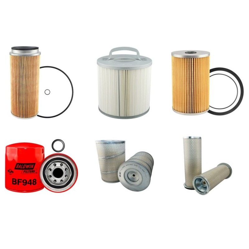 Filter Kit For Hitachi UH 121 Filter Service Kit with Isuzu E120 Engine