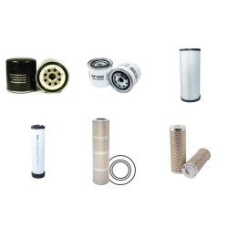 HITACHI 75US-7 Filter Service Kit w/Isuzu 4Jg1 Eng.