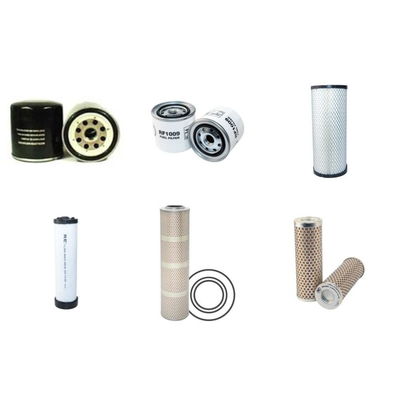 HITACHI 75US-7 Filter Service Kit w/Isuzu 4Jg1 Eng.
