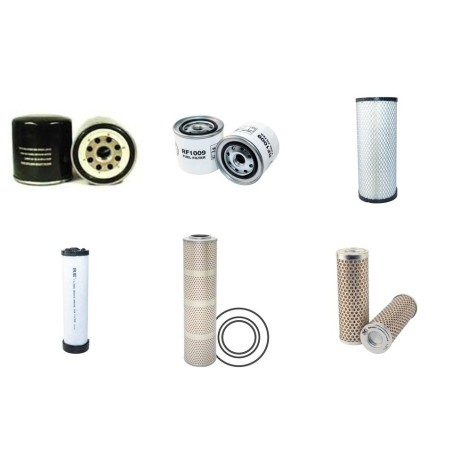 HITACHI 75US-7 Filter Service Kit w/Isuzu 4Jg1 Eng.