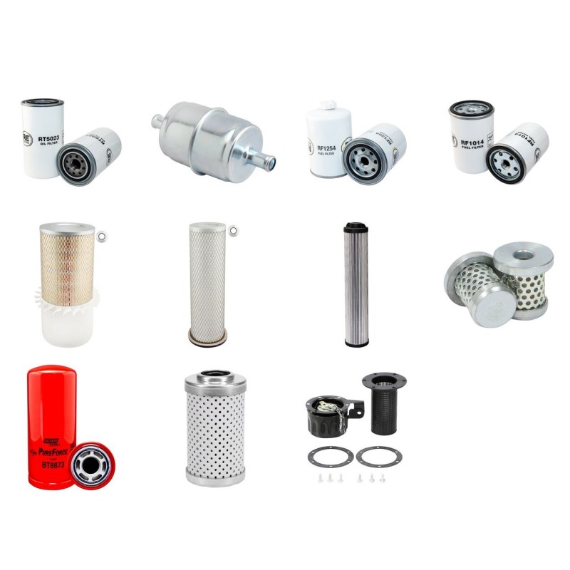 Filter kit for Case (Poclain) 888 with Cummins Engine