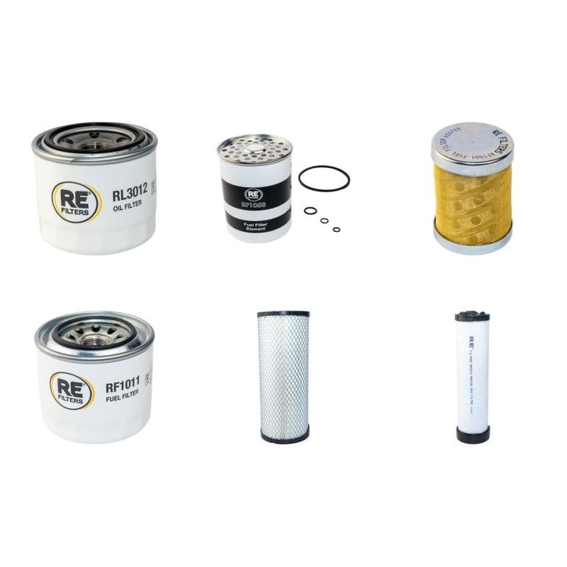 Filter Kit for Finlay Terex 760 with Yanmar 4Tne98 Engine