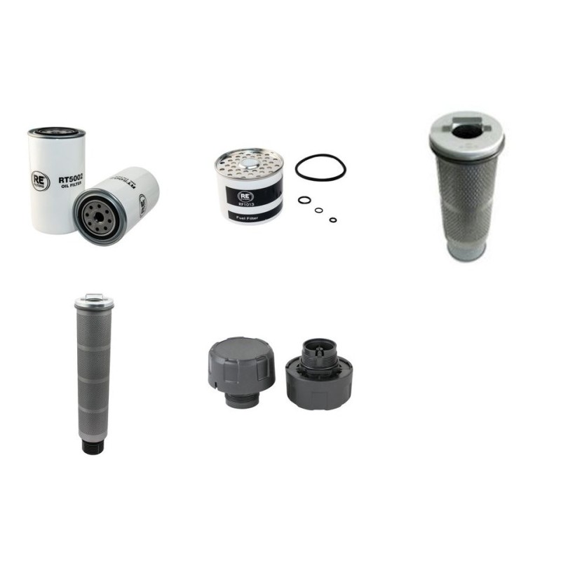 FUCHS 350 R Filter Service Kit w/Perkins 1006.6T Eng.