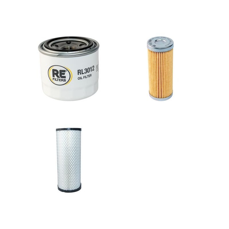 FUCHS F 850 Filter Service Kit Air Oil Fuel Filters w/Yanmar 3TNE 68-SA Eng.