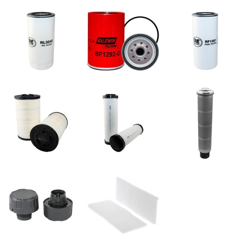 FUCHS MHL 350  Filter Service Kit w/Deutz BF6M1013EC Eng. SN   1130- D