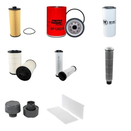 FUCHS MHL 350E Filter Service Kit w/Deutz TCD61L6 Eng.   YR  2014