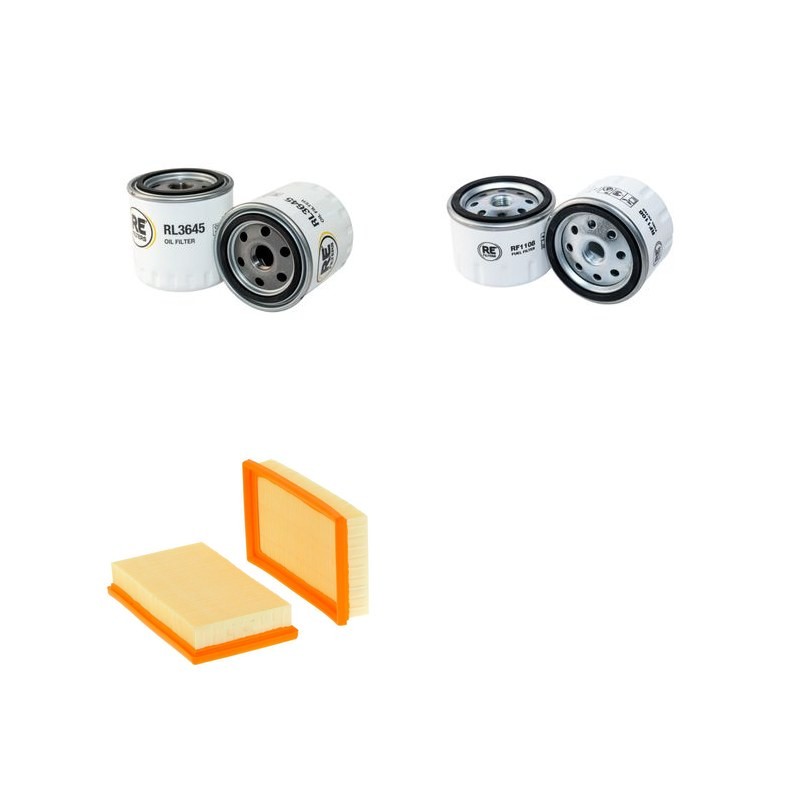 GEHL F 55 Filter Service Kit Air Oil Fuel Filters w/Lombardini LDW1204FOCS Eng.
