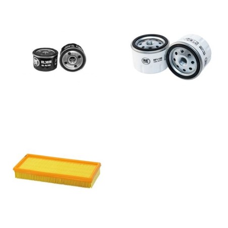 GEHL KL 155 Filter Service Kit Air Oil Fuel Filters w/Lombardini LDW 1204 Eng.