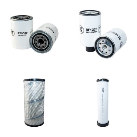 Filter kit for Case 95 XT Air Oil Fuel Filters with Case 4BT Engine
