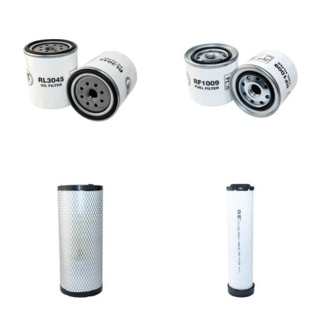 GEHL KL 608 Filter Service Kit Air Oil Fuel Filters w/ISUZU 4JB1 Eng.