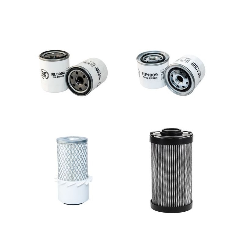 GEHL MB 138 Filter Service Kit w/Isuzu 3KC1 Eng.