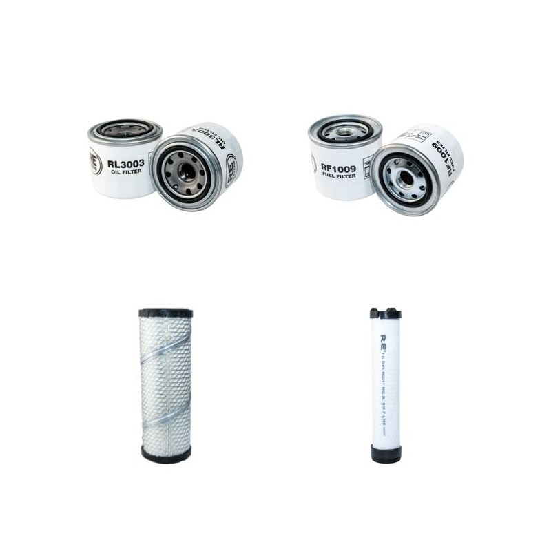 GEHL SL 1625  Filter Service Kit Air Oil Fuel Filters w/ISUZU 3LB1 Eng. SN  -34120659