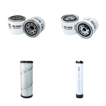 GEHL SL 1625  Filter Service Kit Air Oil Fuel Filters w/ISUZU 3LB1 Eng. SN  -34120659