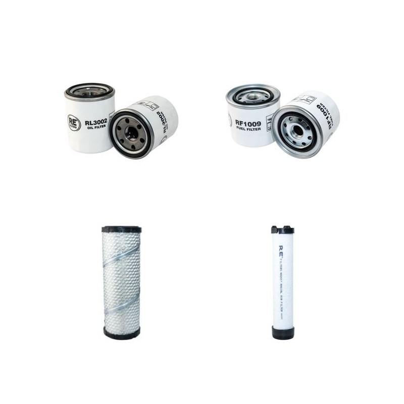 GEHL SL 1625  Filter Service Kit Air Oil Fuel Filters w/ISUZU 3KC1 Eng. SN  -34120658