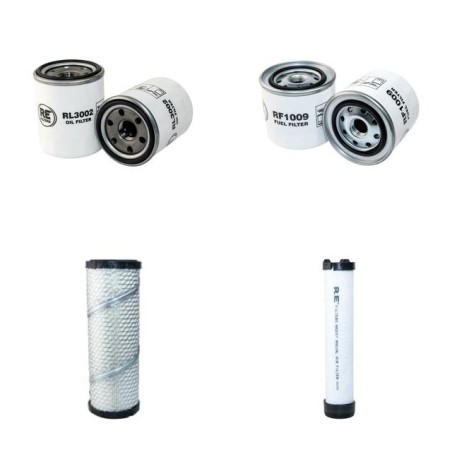 GEHL SL 1625  Filter Service Kit Air Oil Fuel Filters w/ISUZU 3KC1 Eng. SN  -34120658