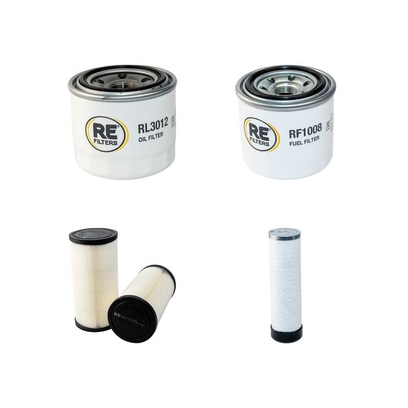 GEHL SL 1640E Filter Service Kit Air Oil Fuel Filters w/Yanmar 3TNV82ATIER4 Eng.