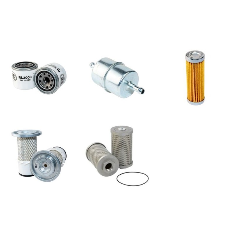 CASE POCLAIN CK08 Filter Service Kit w Kubota Z430K1 Eng.