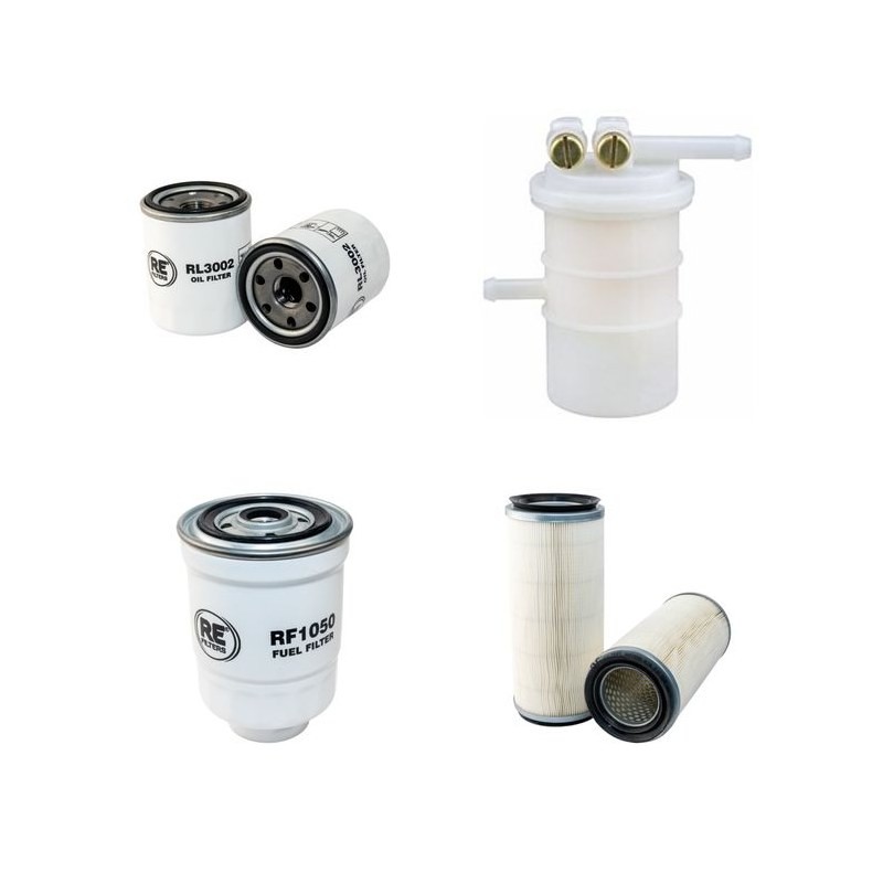 GEKO 15010 (Generator) Filter Service Kit w/Mitsubishi S4L02 Eng.