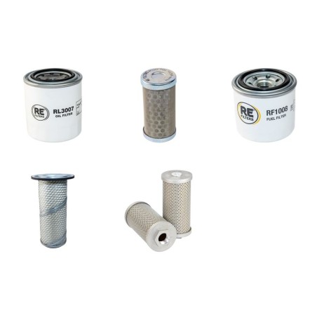 Filter kit for Case (Poclain) CK 32 with Kubota Engine