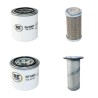 Filter kit for Case (Poclain) CK 32 with Kubota Engine Air, Oil, Fuel Filters