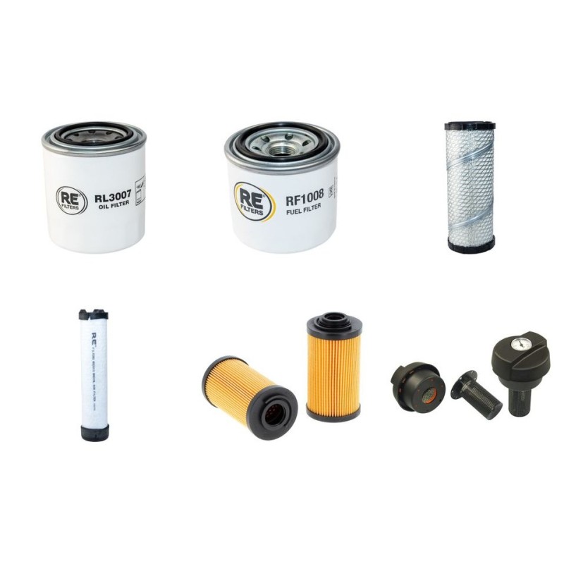 GEOTEC CARRYMAX L Filter Service Kit w/Kubota V 1505 Eng.