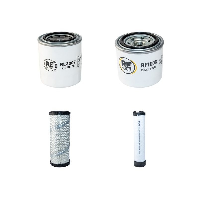 GEOTEC CARRYMAX L Filter Service Kit Air Oil Fuel Filters w/Kubota V 1505 Eng.