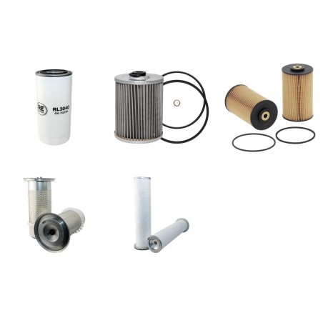 GHH MK-A 15.1 Filter Service Kit Air Oil Fuel Filters w/Deutz F6L413FW Eng.