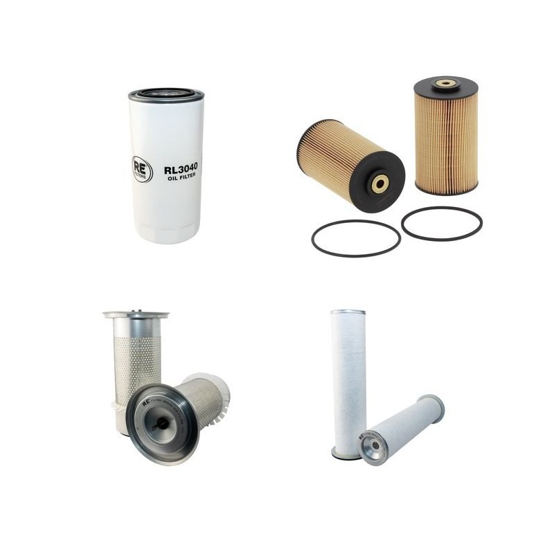 GHH MK-A 20.1 Filter Service Kit Air Oil Fuel Filters w/Deutz F6L413FW Eng.