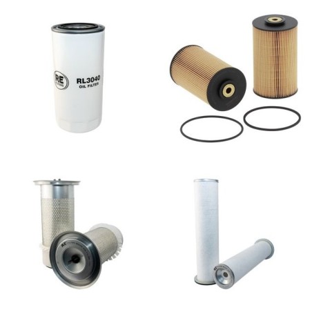 GHH MK-A 20.1 Filter Service Kit Air Oil Fuel Filters w/Deutz F6L413FW Eng.