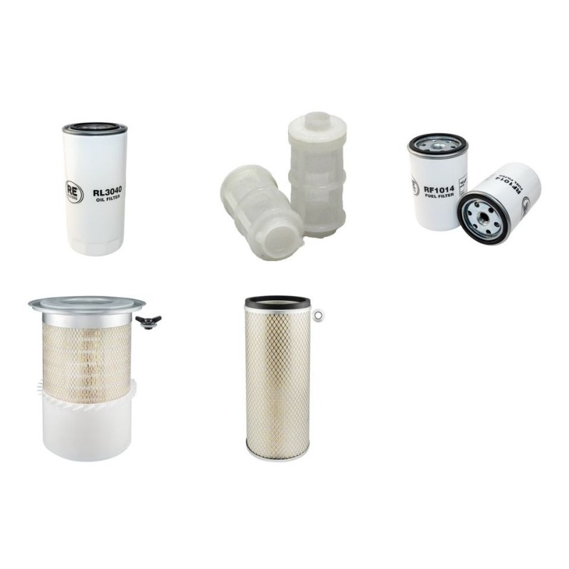 GIPO R 107 K Filter Service Kit Air Oil Fuel Filters w/Deutz V12 Eng.