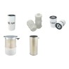 GIPO R 107 K Filter Service Kit Air Oil Fuel Filters w/Deutz V12 Eng.