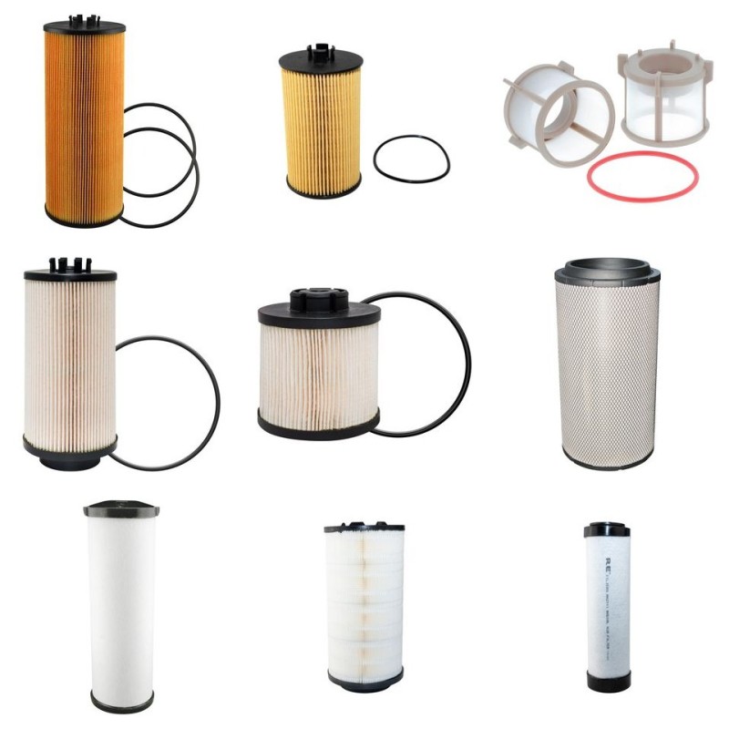 GROVE GMK 5100 Filter Service Kit Air Oil Fuel Filters w/MERCEDES OM 501LA / OM 502LA Eng.