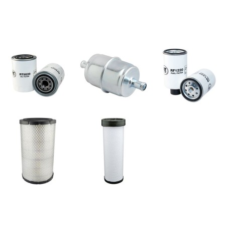 Filter kit for Case CX130 with Cummins 4TA-390 Engine