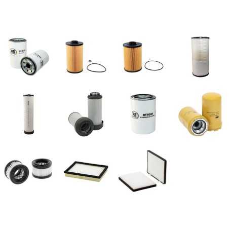 Case CX130B Tier3 2007- Filter Service Kit w Isuzu Engine