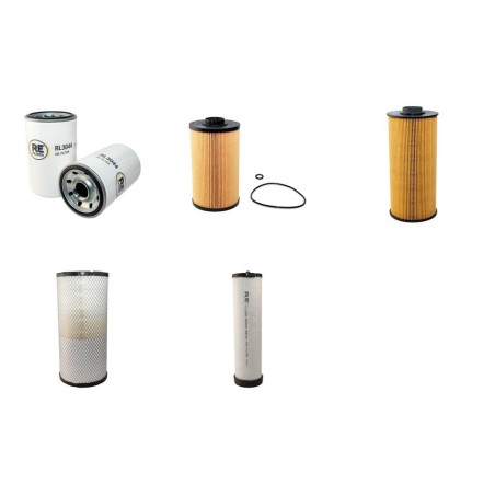 CASE (POCLAIN) CX 130 B TIER 3 Filter Service Kit Air Oil Fuel Filters w/ISUZU  Eng. SN  X2 H:205MM -Fuel Filter YR  2007-