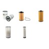 CASE (POCLAIN) CX 130 B TIER 3 Filter Service Kit Air Oil Fuel Filters w/ISUZU  Eng. SN  X2 H:205MM -Fuel Filter YR  2007-