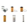 Filter kit for Case CX130B Tier3 2007- w Isuzu Engine Air - Oil - Fuel