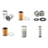 Filter kit for Case CX130C 2012- w Isuzu Engine Air - Oil - Fuel