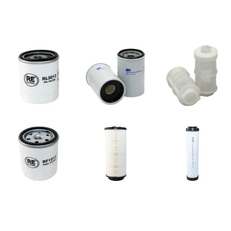 HAMM 3205 Filter Service Kit Air Oil Fuel Filters w/Deutz F4M1011F/ F4M2011 Eng.