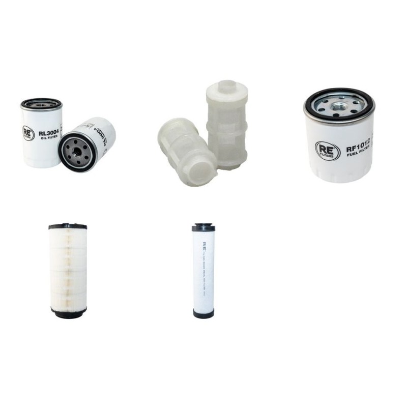 HAMM 3307 HT Filter Service Kit Air Oil Fuel Filters w/Deutz BF4M1011F Eng.
