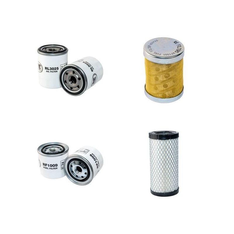 CASE (POCLAIN) CX 15 Filter Service Kit w/Perkins 103-10 Eng. Air, Oil, Fuel Filters