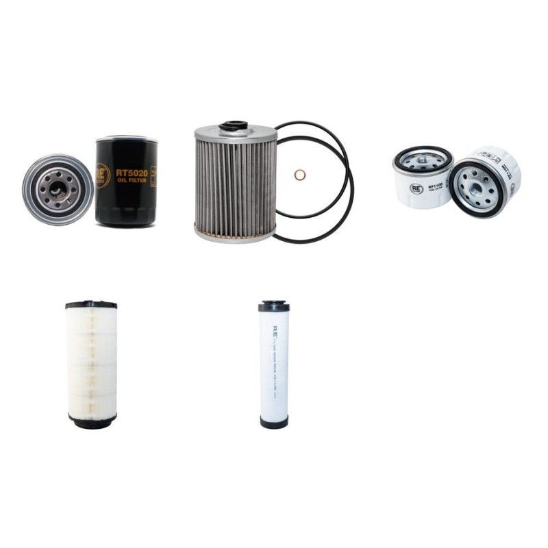 HAMM DV 8.42 SUPER Filter Service Kit Air Oil Fuel Filters w/Deutz BFM 1012 (C/E/EC) Eng.
