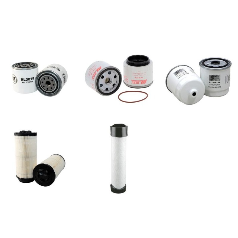 HAMM HD 10 VT/VV Filter Service Kit Air Oil Fuel Filters w/Kubota D 1503-M3B Eng.