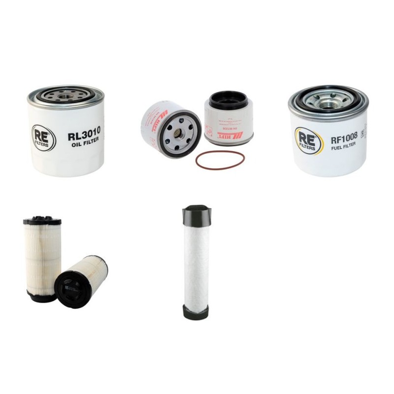 HAMM HD 10 VO/VT/VV Filter Service Kit w/Kubota D 1503-M-E3B-Ham1 Eng. 2015