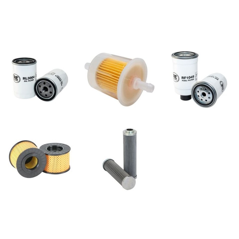 HAMM HD 12 VT Filter Service Kit w/Hatz 4W35 Eng. 2007-
