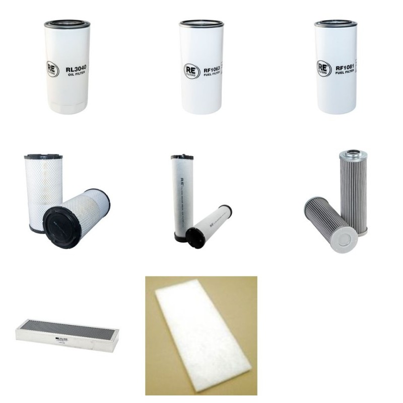 HAMM HD 120 (VV/VO) H184 Filter Service Kit w/Deutz TCD 2012 L04 2V Eng.